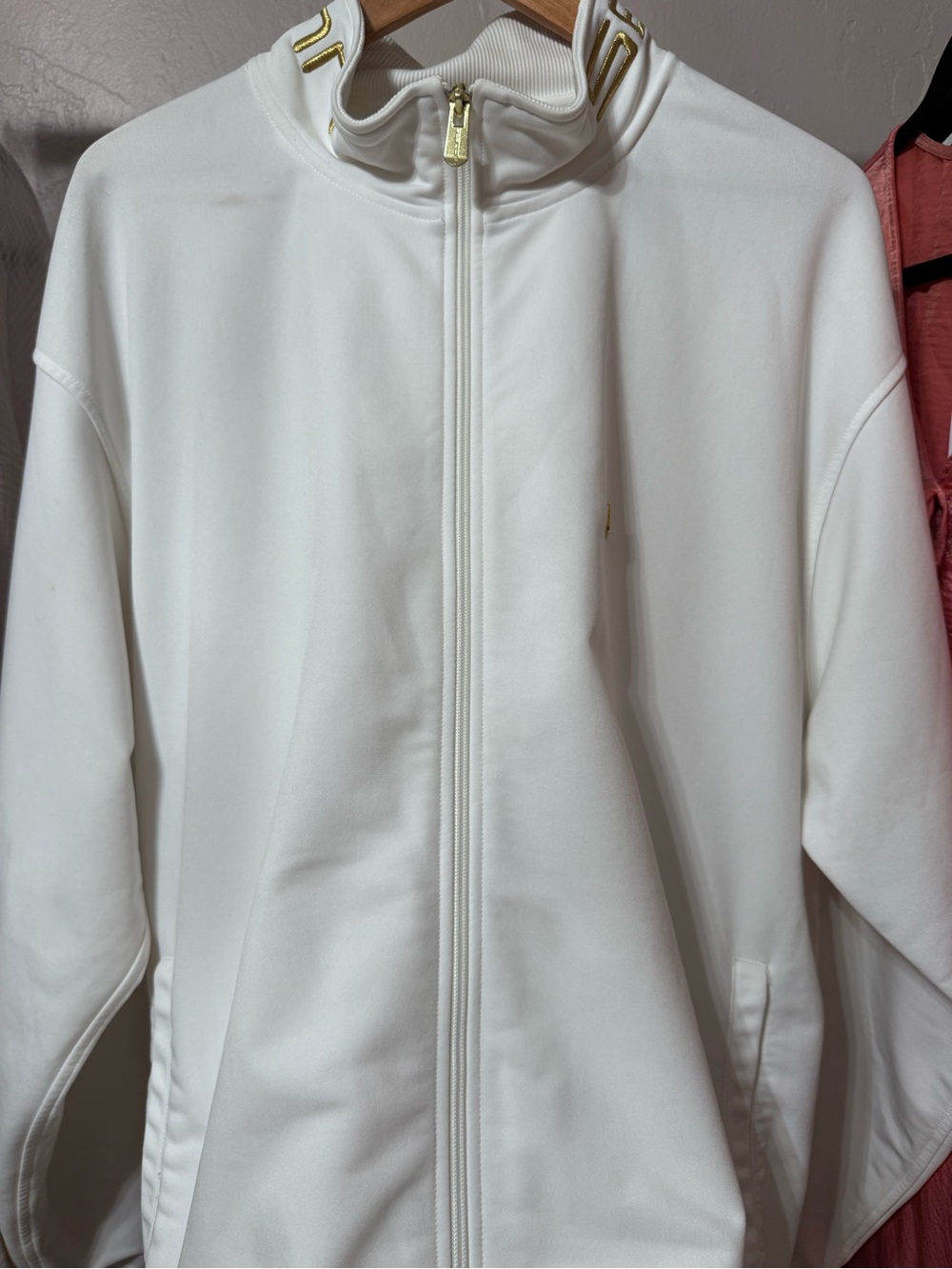 Sean John White Track Jacket with Gold Trim - Picture 4 of 9